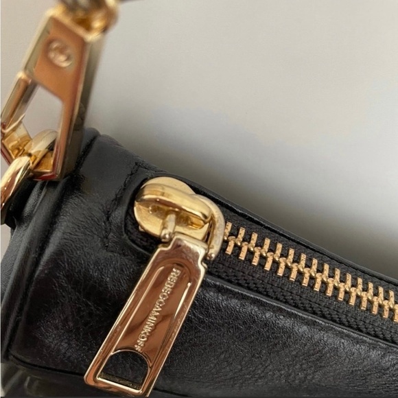 Rebecca minkoff black leather purse - Picture 2 of 8